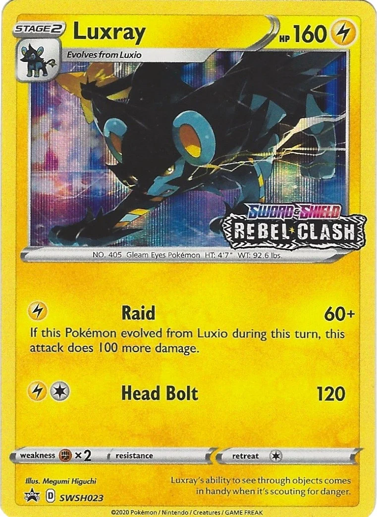 Luxray - SWSH023 (Prerelease) (SWSH023) (SWSH: Sword & Shield Promo Cards)