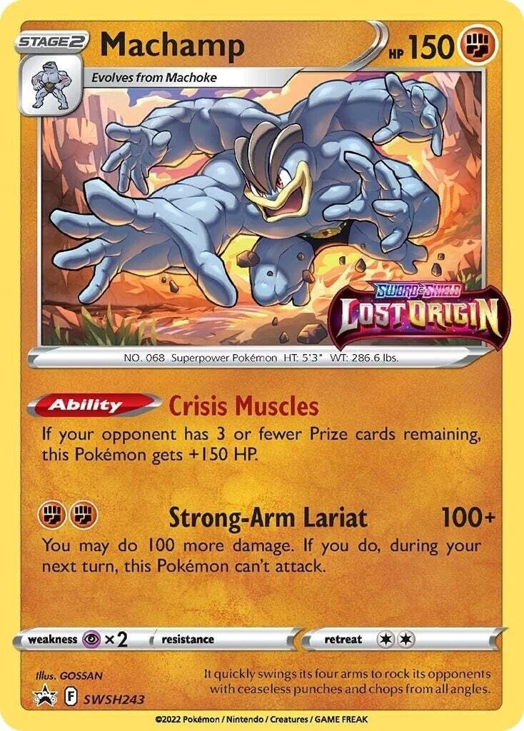 Machamp - SWSH243 (Prerelease) (SWSH243) (SWSH: Sword & Shield Promo Cards)