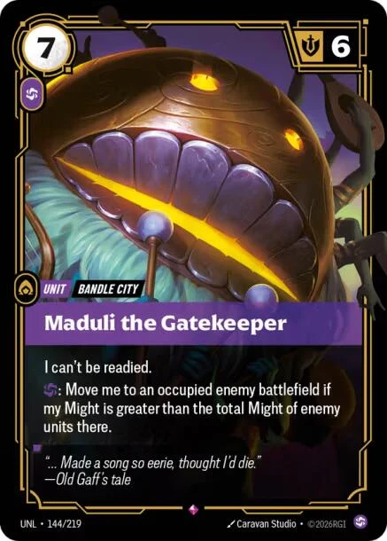 Maduli the Gatekeeper (144/219) (Unleashed)