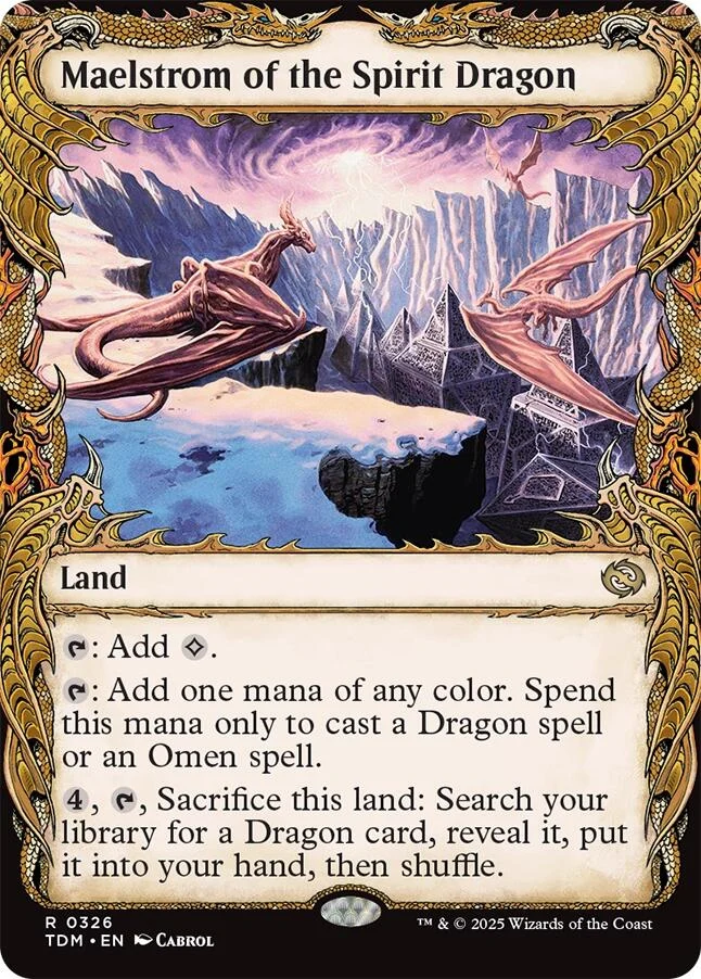 Maelstrom of the Spirit Dragon (Showcase) (326) (Tarkir: Dragonstorm)