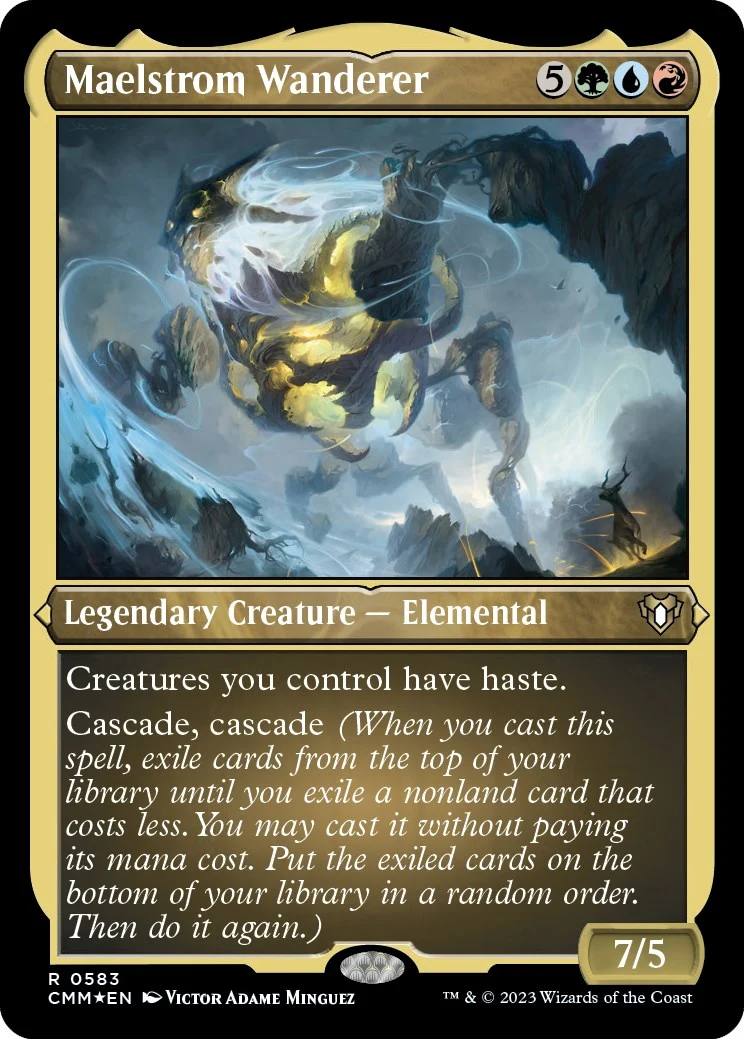 Maelstrom Wanderer (Foil Etched) (583) (Commander Masters)