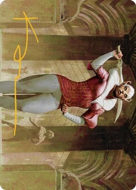 Mage's Attendant Art Card (Gold-Stamped Signature) (5)