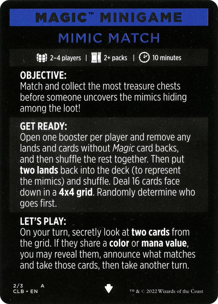 Magic Minigame: Mimic Match (2)