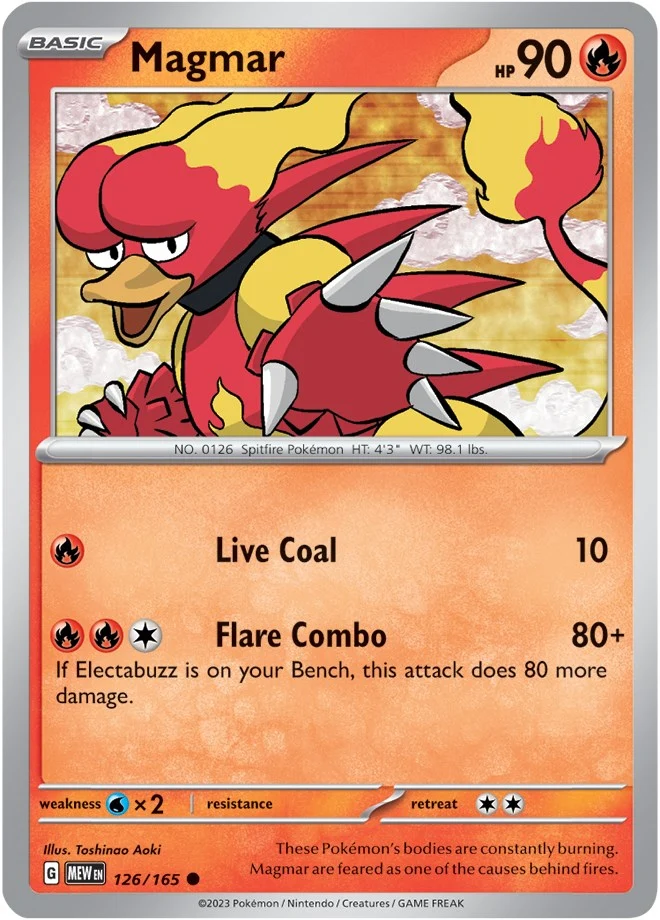 Magmar (126/165) (SV: Scarlet & Violet 151)