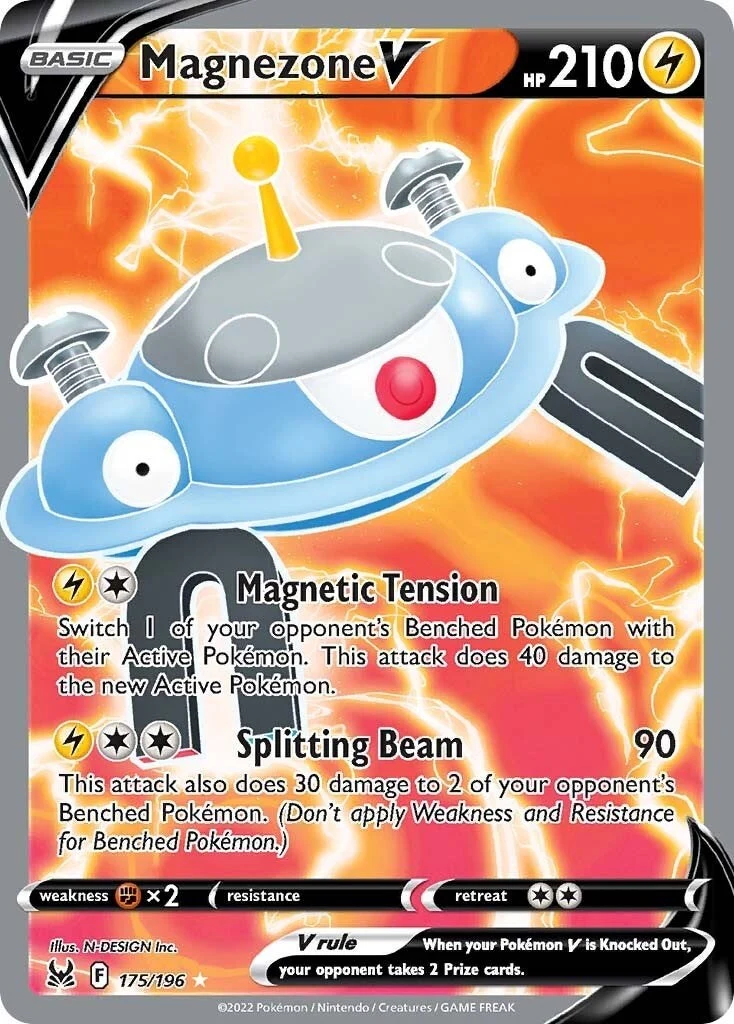 Magnezone V (Full Art) (175/196) (SWSH11: Lost Origin)