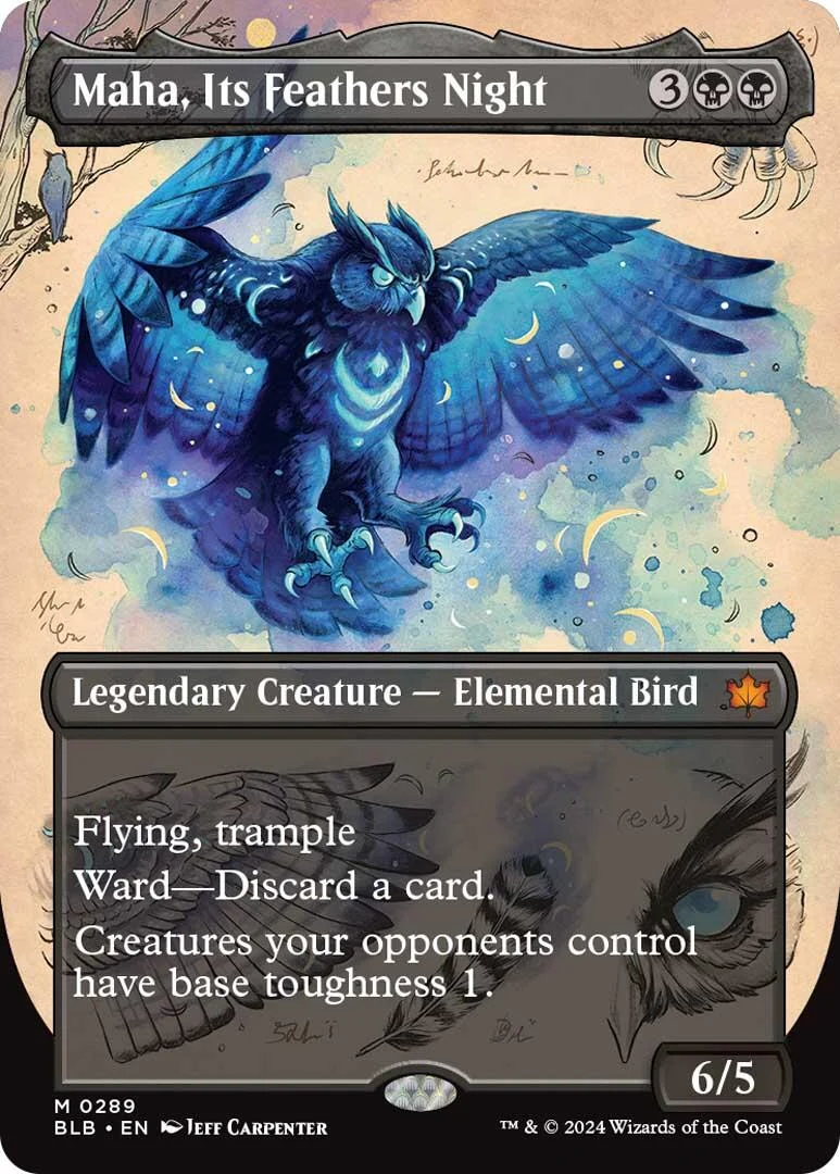 Maha, Its Feathers Night (Borderless) (289)