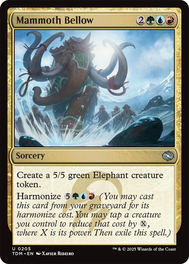 Mammoth Bellow (205) (Tarkir: Dragonstorm)