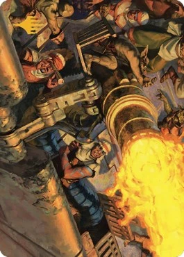 Mana Cannons Art Card (Gold-Stamped Signature) (36)