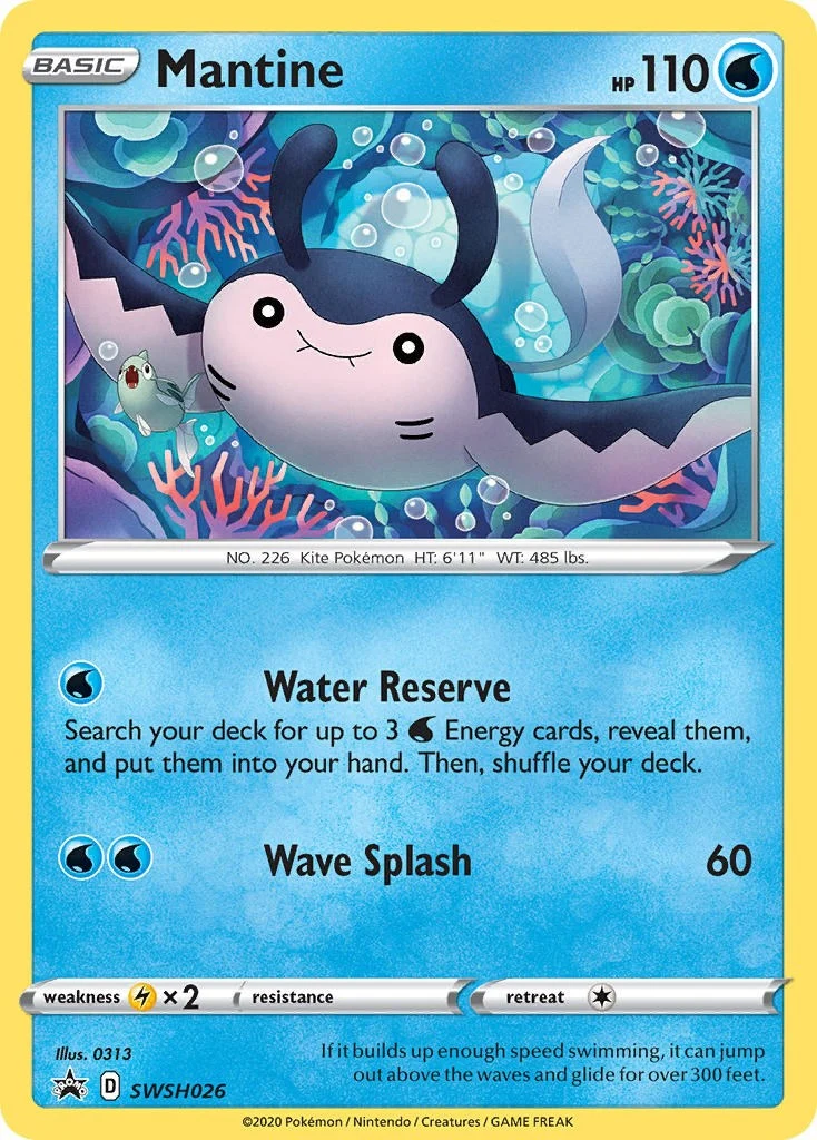 Mantine - SWSH026 (SWSH026) (SWSH: Sword & Shield Promo Cards)