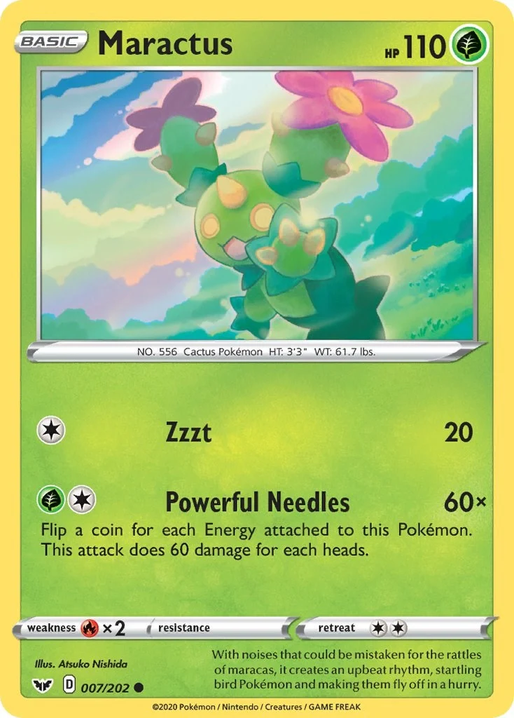 Maractus (007/202) (SWSH01: Sword & Shield Base Set)