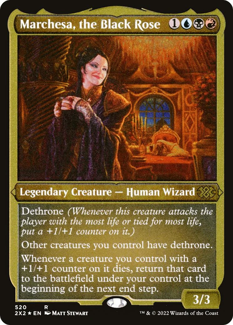 Marchesa, the Black Rose (Foil Etched) (520)