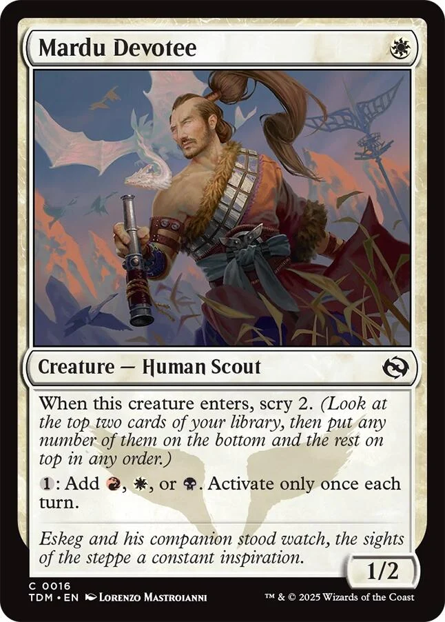 Mardu Devotee (16) (Tarkir: Dragonstorm)