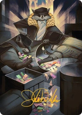 Masked Bandits Art Card (Gold-Stamped Signature) (69)