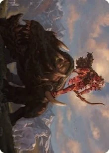 Meria's Outrider Art Card (37)
