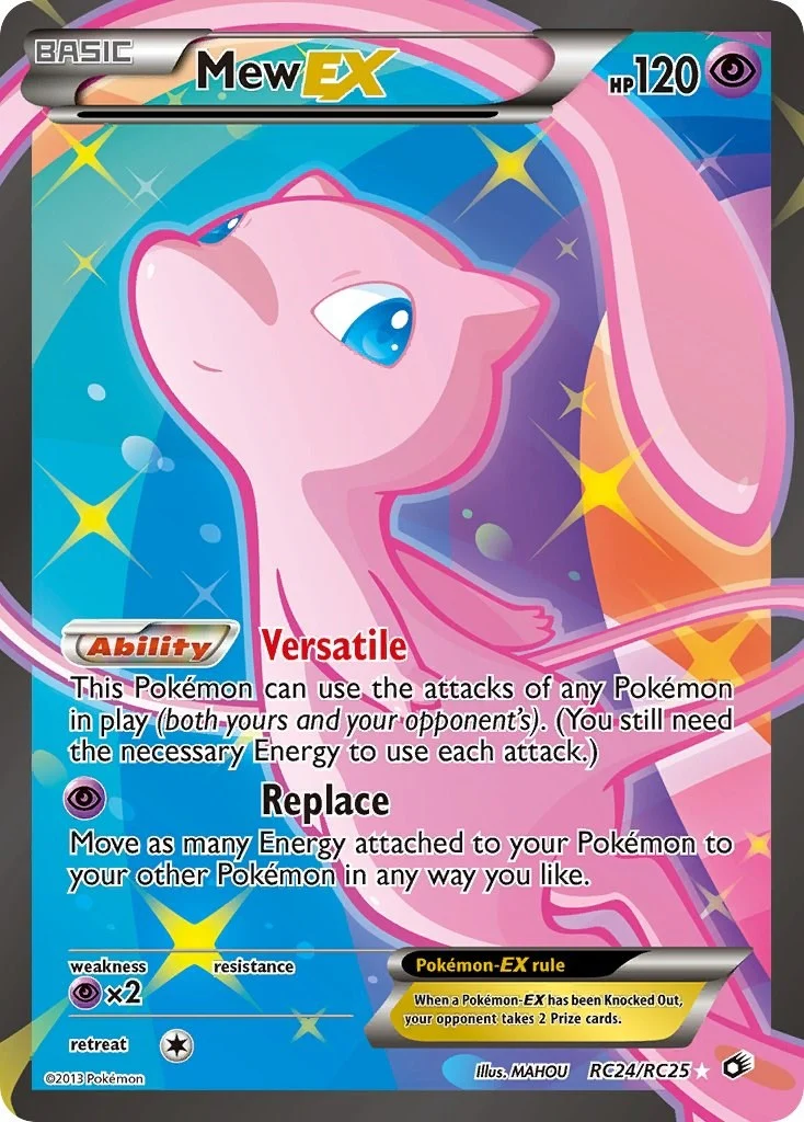 Mew EX (Full Art) (RC24/RC25) (Legendary Treasures: Radiant Collection)