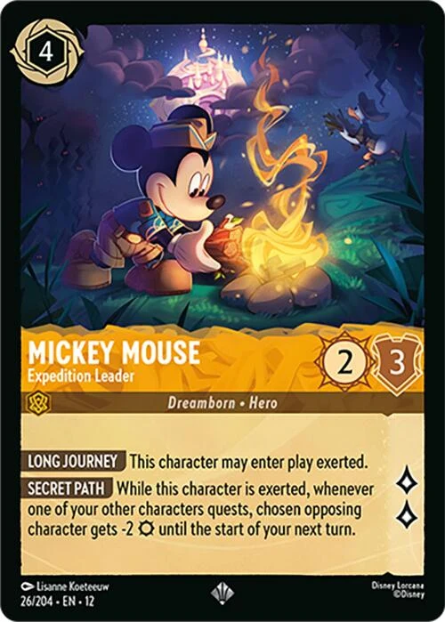 Mickey Mouse - Expedition Leader (26/204) (Wilds Unknown)