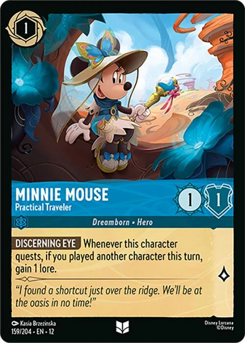 Minnie Mouse - Practical Traveler (159/204) (Wilds Unknown)