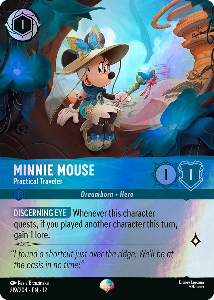 Minnie Mouse - Practical Traveler (Epic) (219/204) (Wilds Unknown)