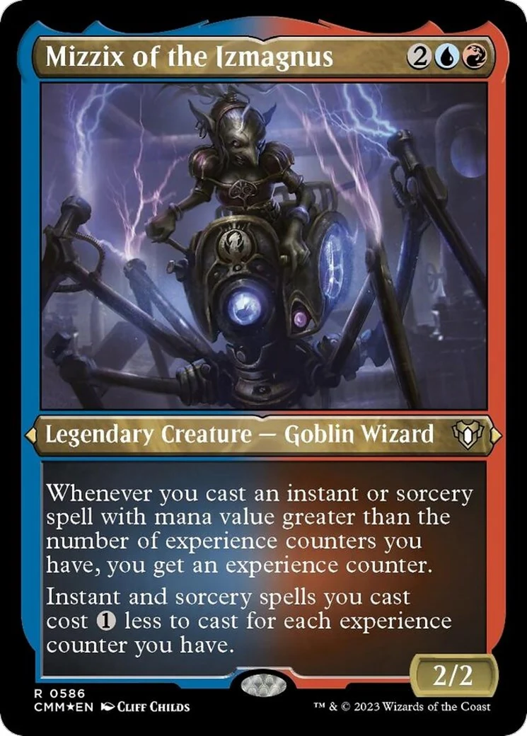 Mizzix of the Izmagnus (Foil Etched) (586) (Commander Masters)