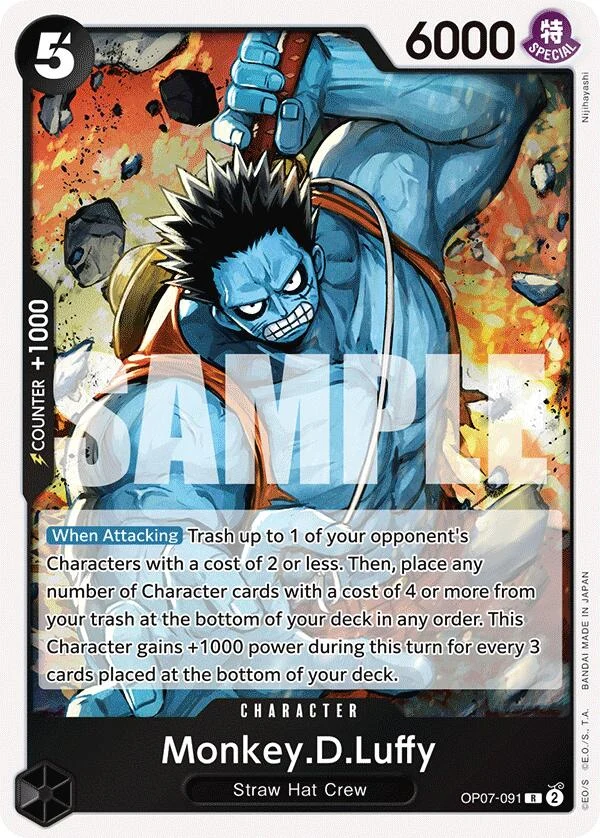 Monkey.D.Luffy (091) (OP07-091) (500 Years in the Future)