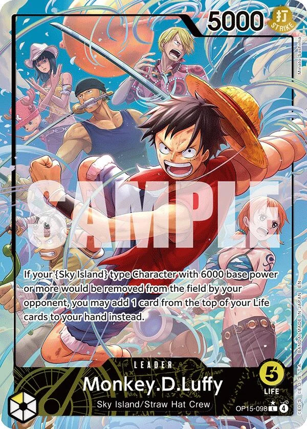 Monkey.D.Luffy (OP15-098) (Alternate Art) (OP15-098) (Adventure on Kami's Island)