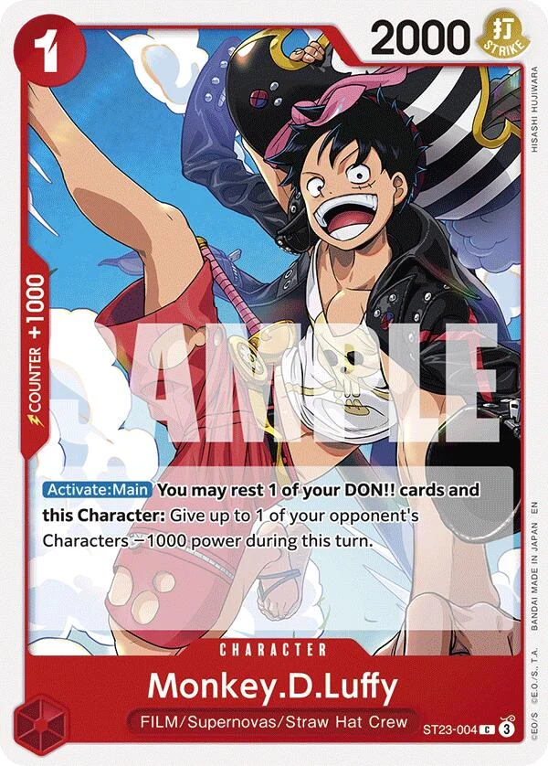 Monkey.D.Luffy (ST23-004) (Starter Deck 23: RED Shanks)