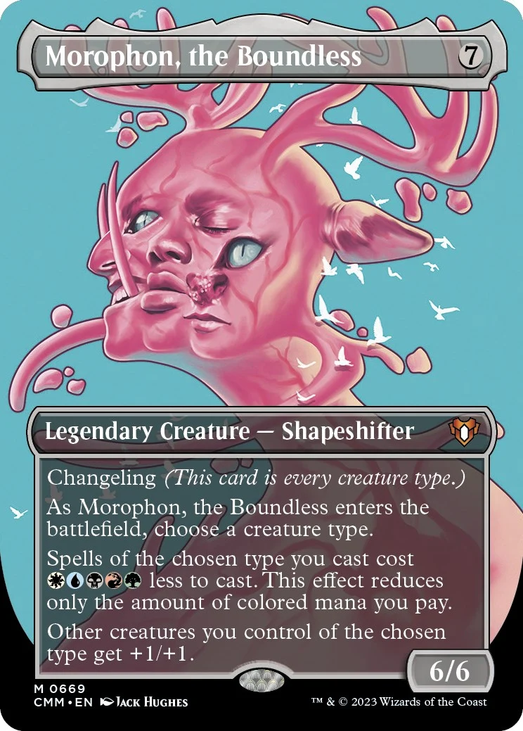 Morophon, the Boundless (Borderless) (669) (Commander Masters)