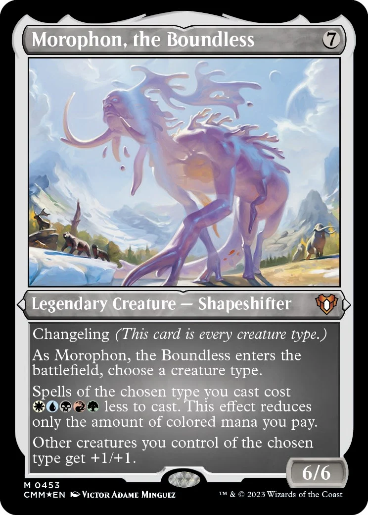 Morophon, the Boundless (Foil Etched) (453) (Commander Masters)