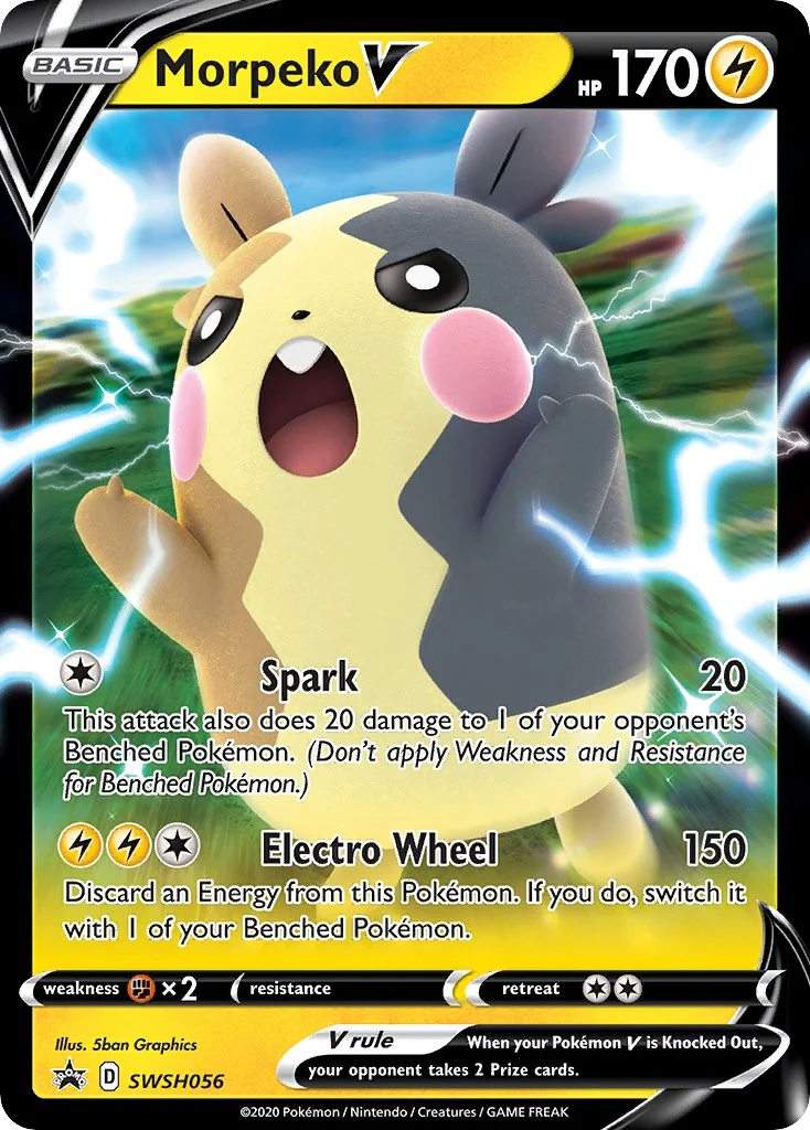 Morpeko V - SWSH056 (SWSH056) (SWSH: Sword & Shield Promo Cards)