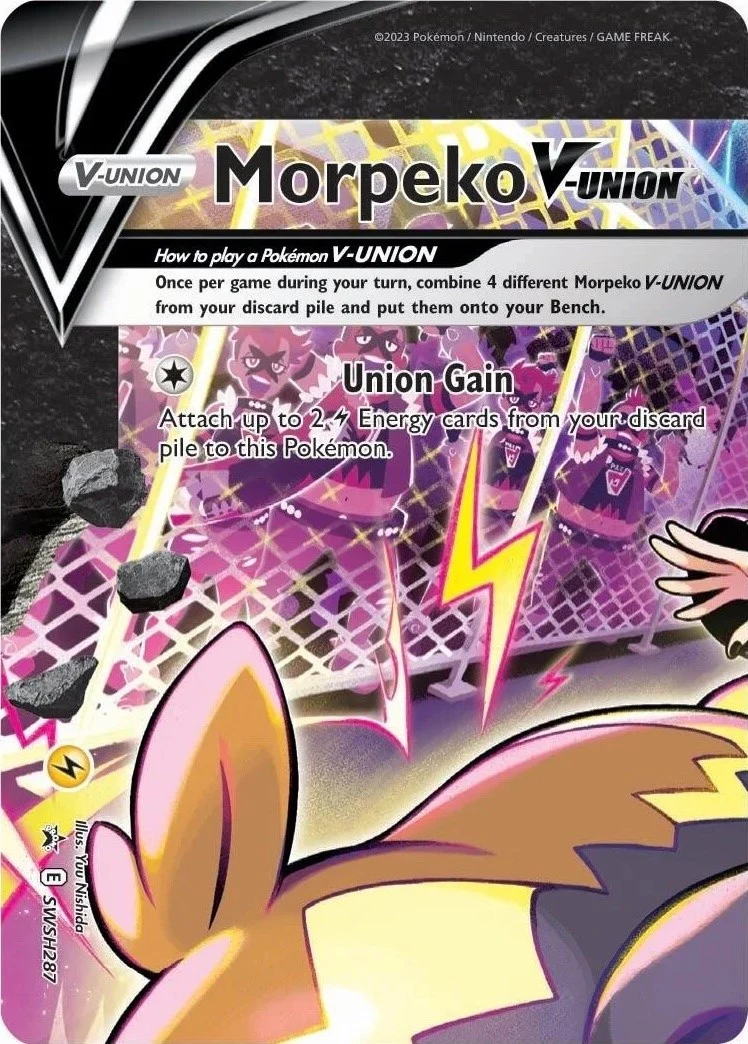 Morpeko V-Union - SWSH287 (SWSH287) (SWSH: Sword & Shield Promo Cards)