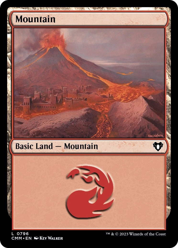 Mountain (0796) (796) (Commander Masters)