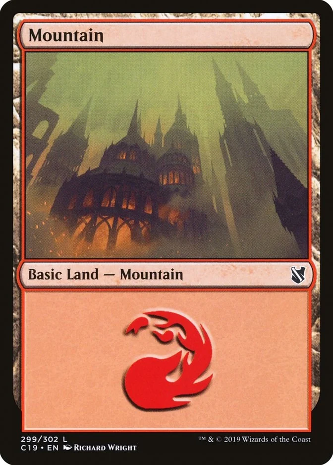 Mountain (299) (299) (Commander 2019)