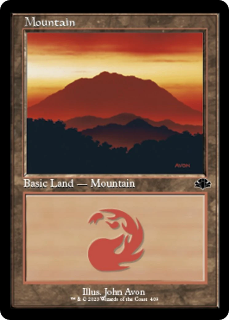 Mountain (409) (Retro Frame) (409)