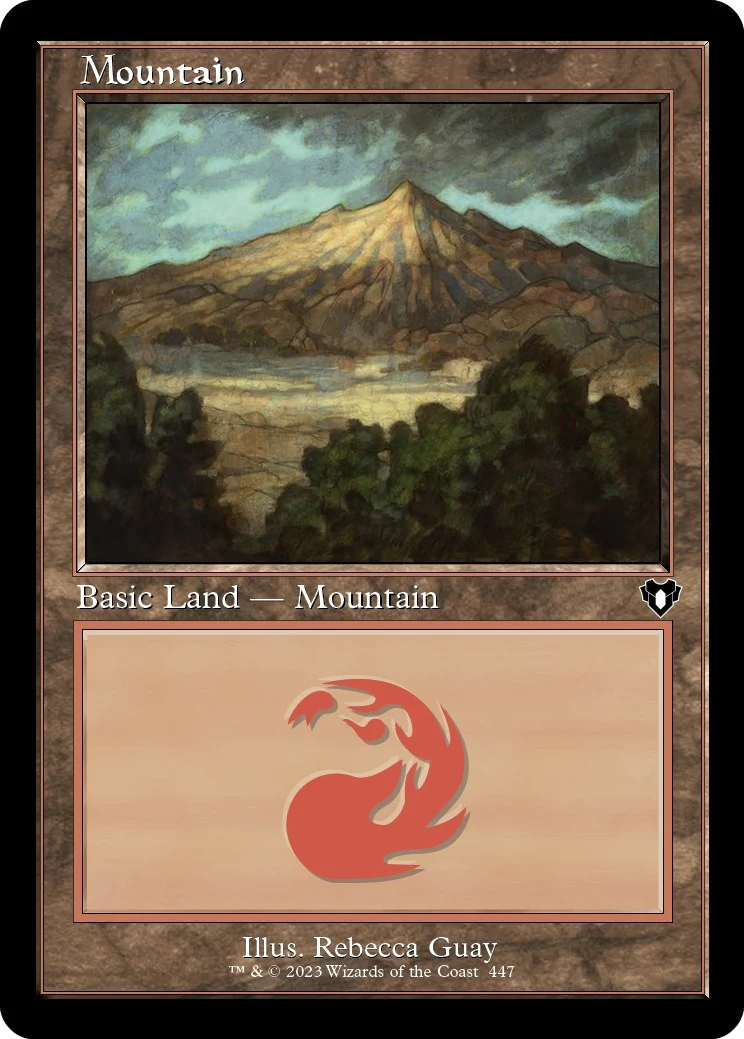 Mountain (447) (Retro Frame) (447) (Commander Masters)