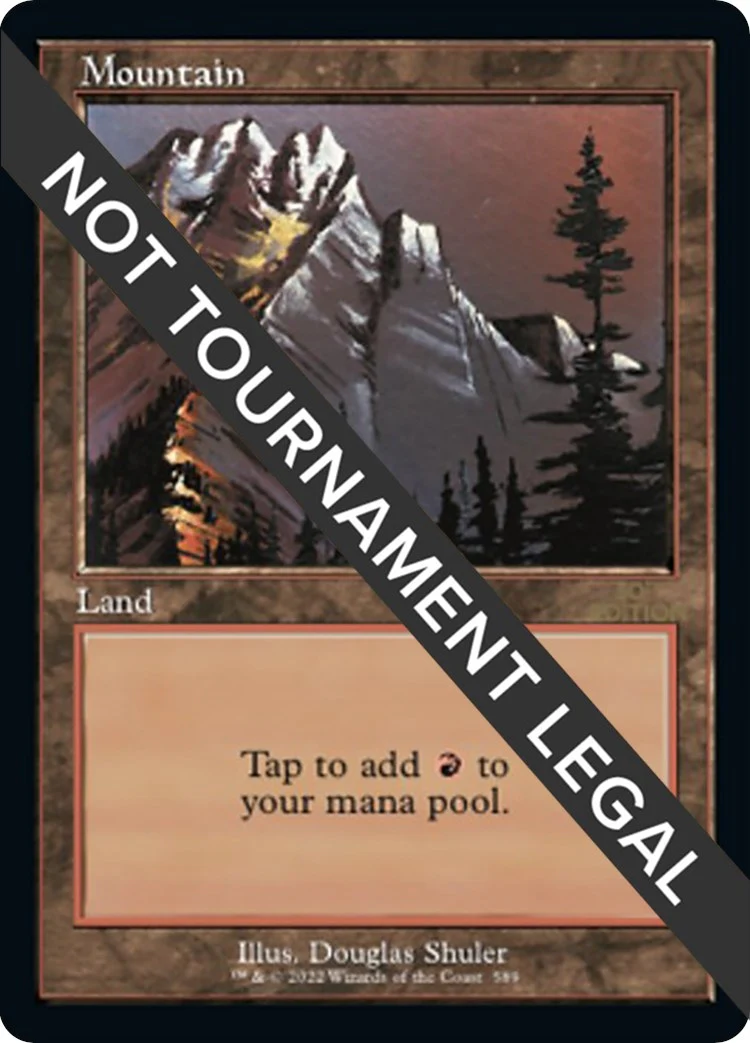Mountain (589) (Retro Frame) (589)