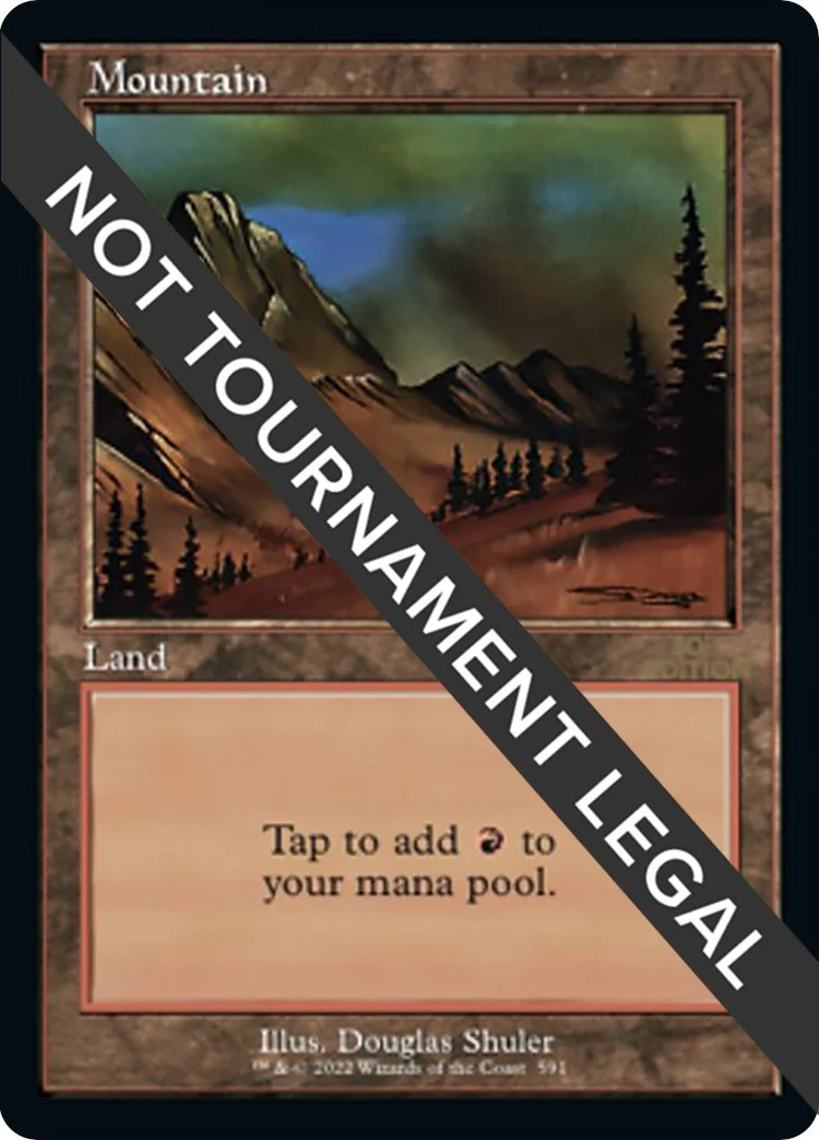 Mountain (591) (Retro Frame) (591)