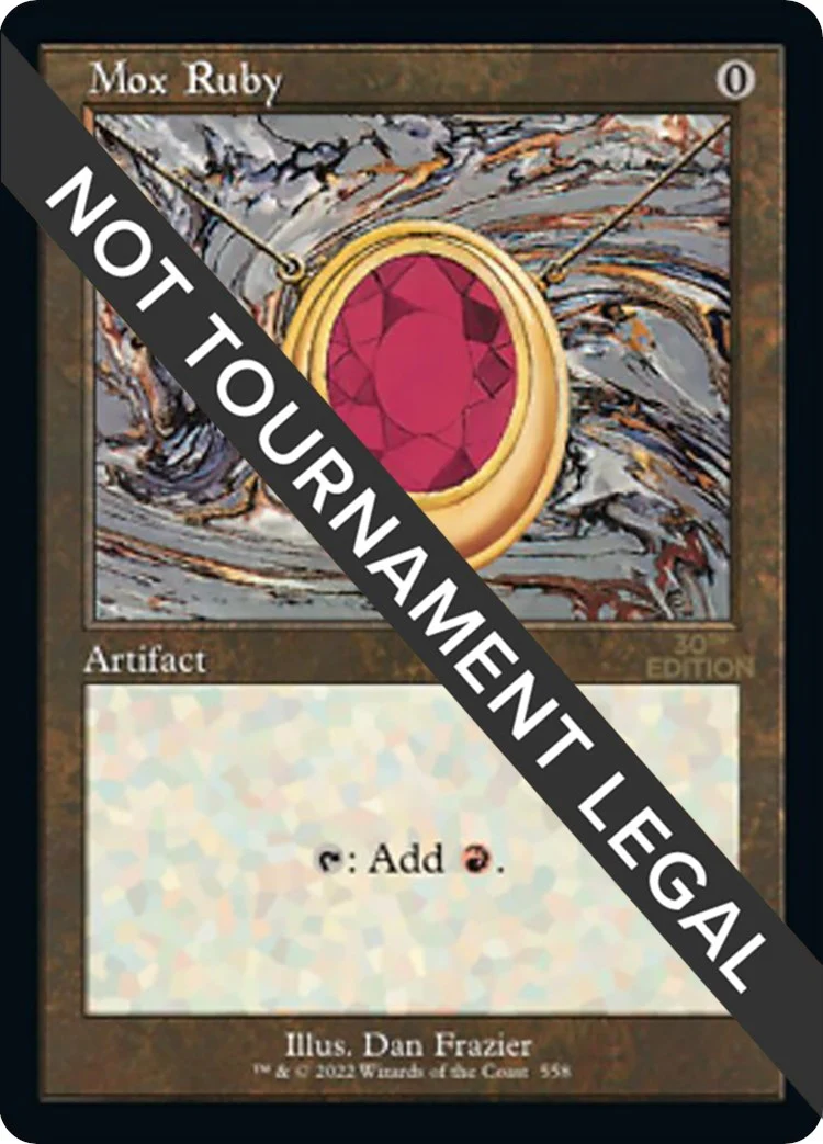 Mox Ruby (Retro Frame) (558)