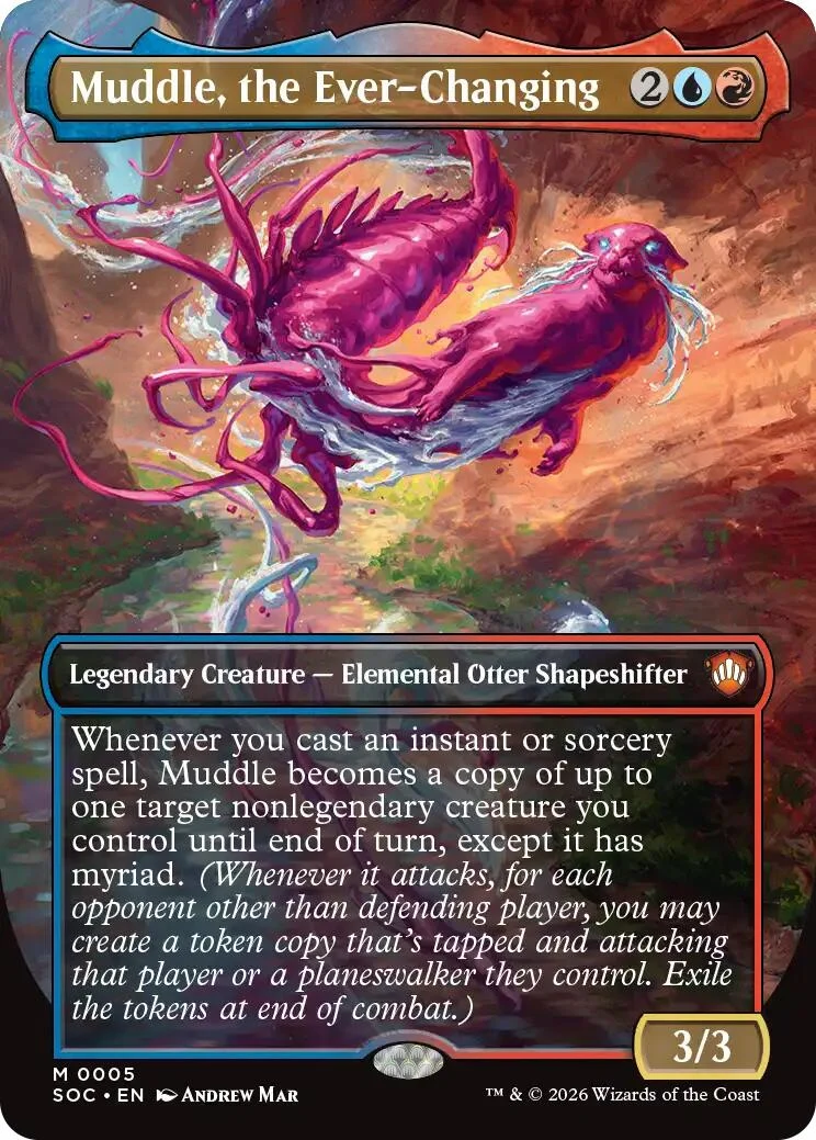 Muddle, the Ever-Changing (Borderless) (5) (Secrets of Strixhaven)