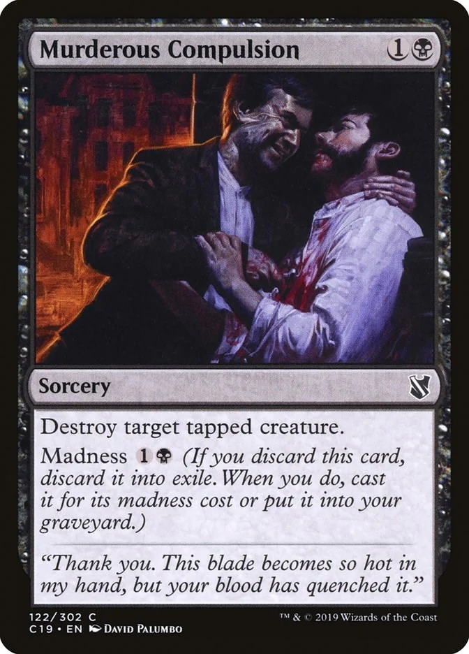 Murderous Compulsion (122) (Commander 2019)