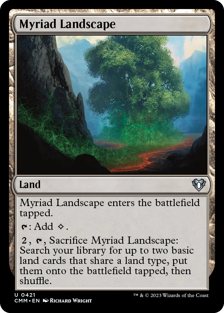 Myriad Landscape (421) (Commander Masters)