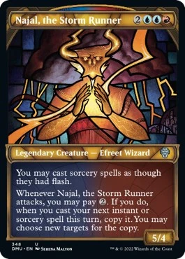 Najal, the Storm Runner (Textured Foil) (348)