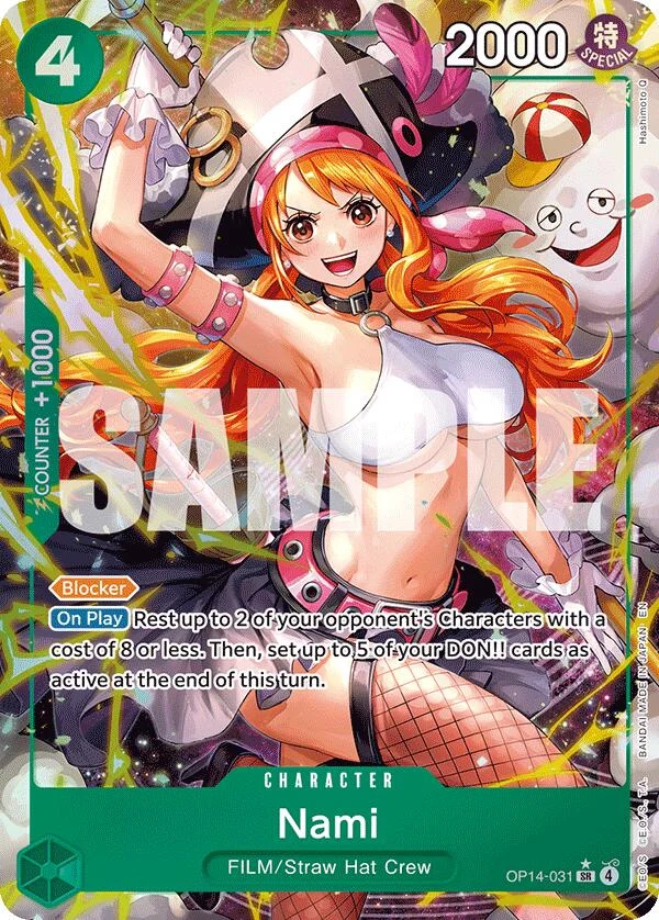 Nami (Alternate Art) (OP14-031) (The Azure Sea's Seven)