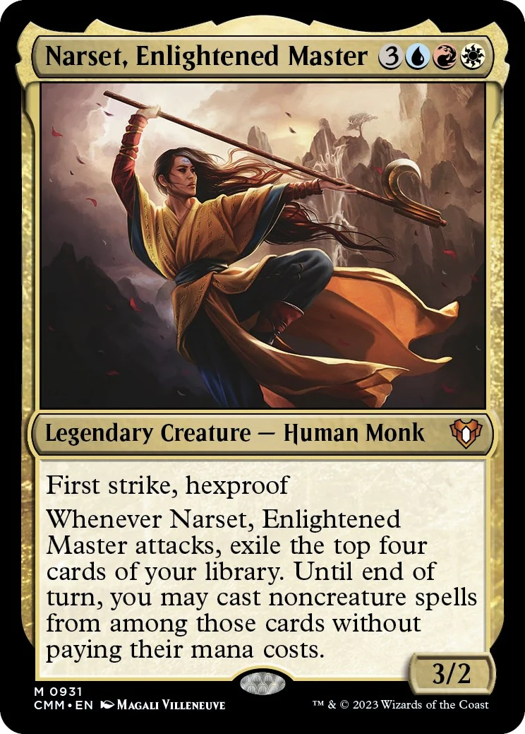 Narset, Enlightened Master (931) (Commander Masters)