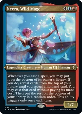 Neera, Wild Mage (Foil Etched) (545)