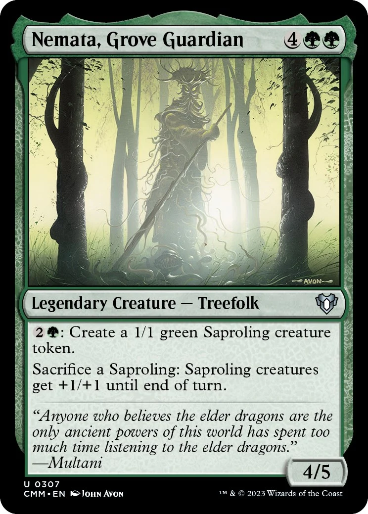 Nemata, Grove Guardian (307) (Commander Masters)