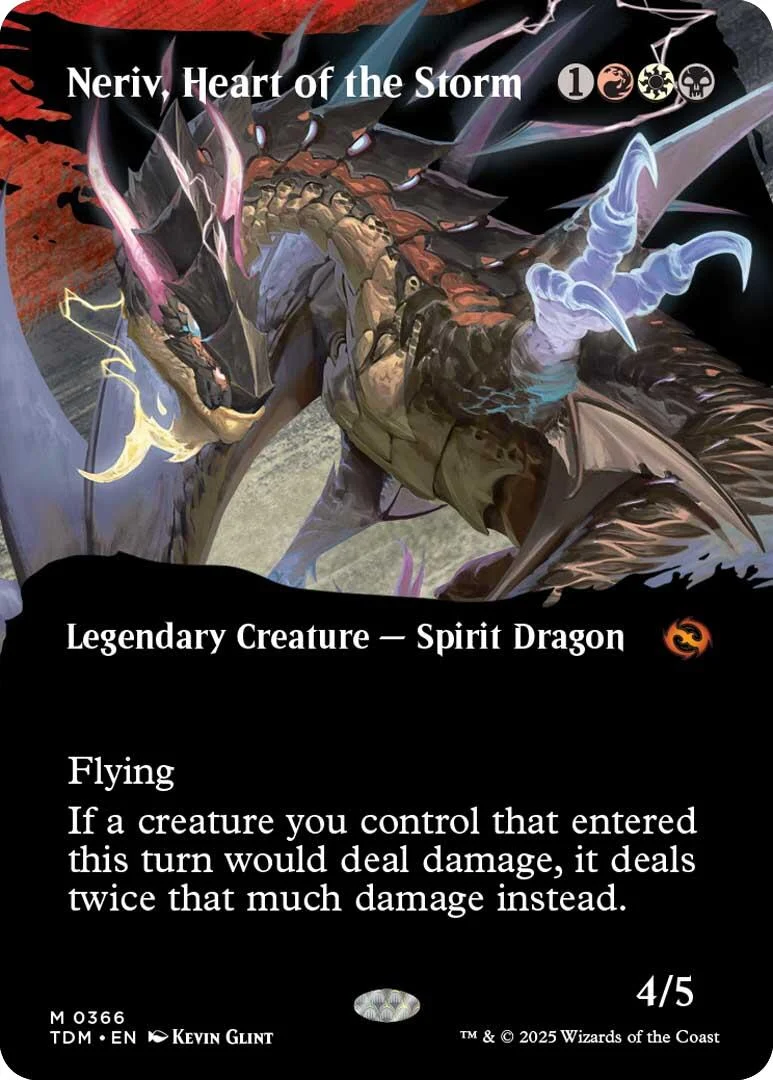 Neriv, Heart of the Storm (Borderless) (366) (Tarkir: Dragonstorm)