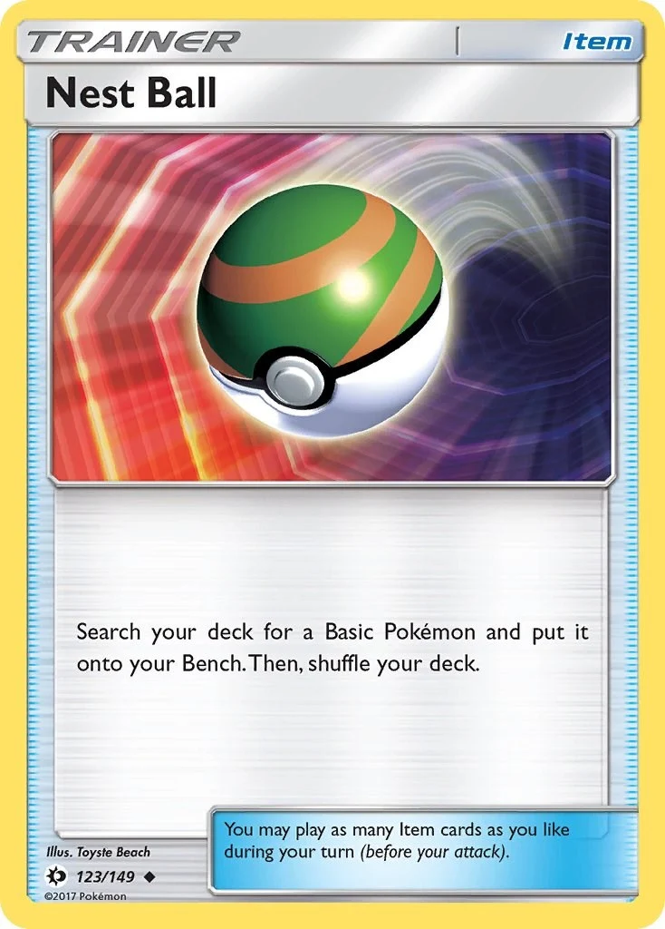 Nest Ball (123/149) (SM Base Set)