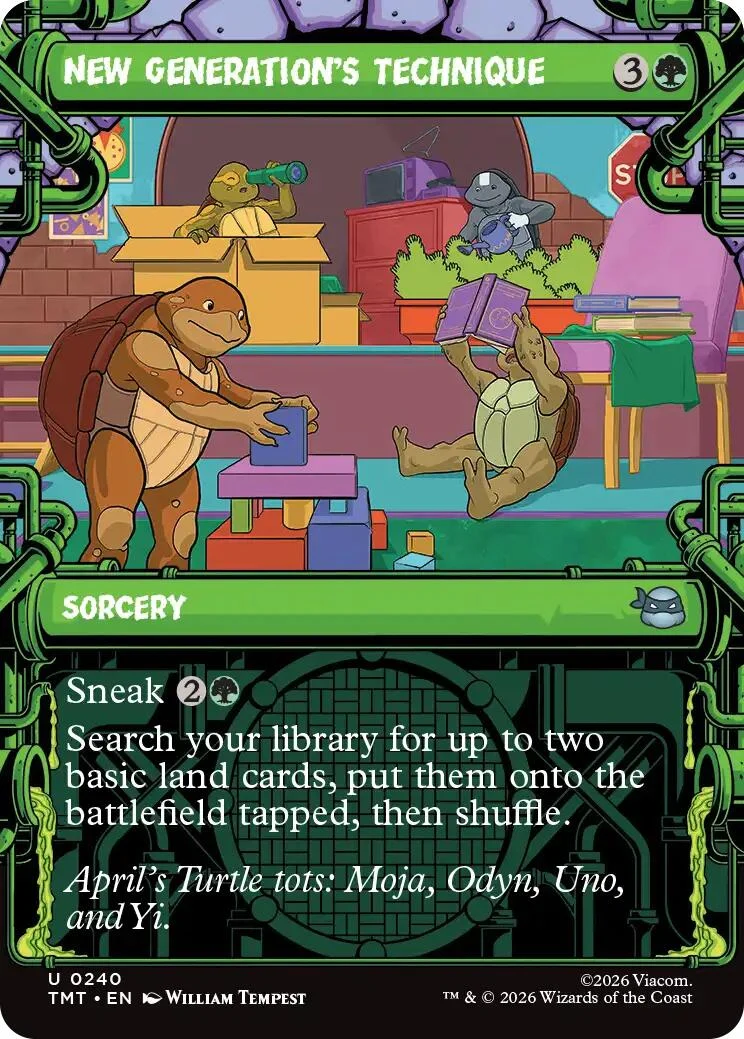 New Generation's Technique (Showcase) (240) (Teenage Mutant Ninja Turtles)