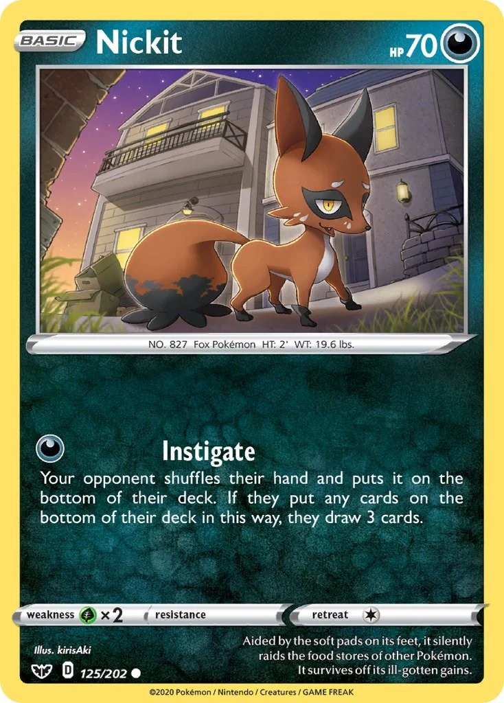 Nickit (125/202) (SWSH01: Sword & Shield Base Set)