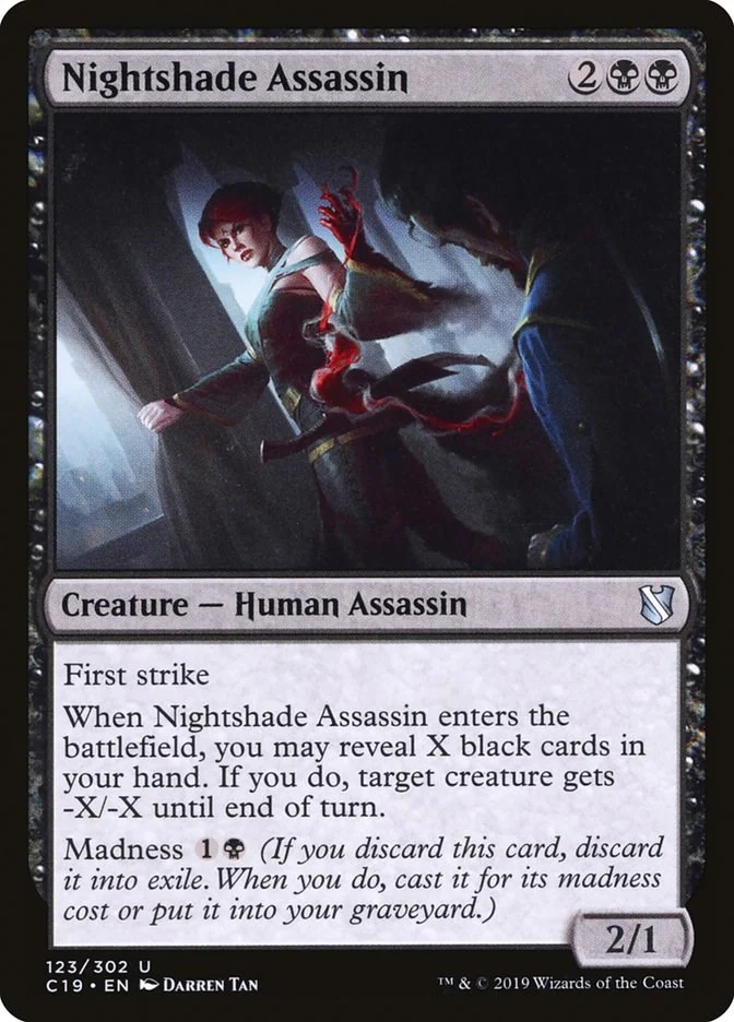 Nightshade Assassin (123) (Commander 2019)